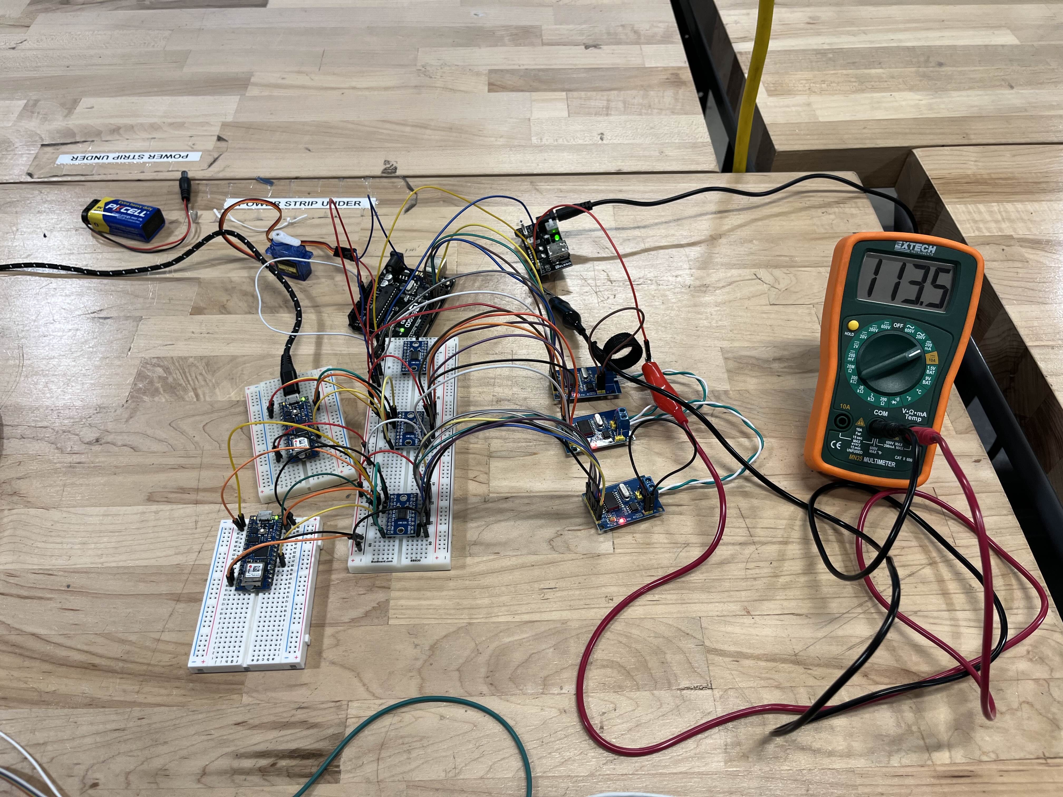 Hardware Setup with Multimeter