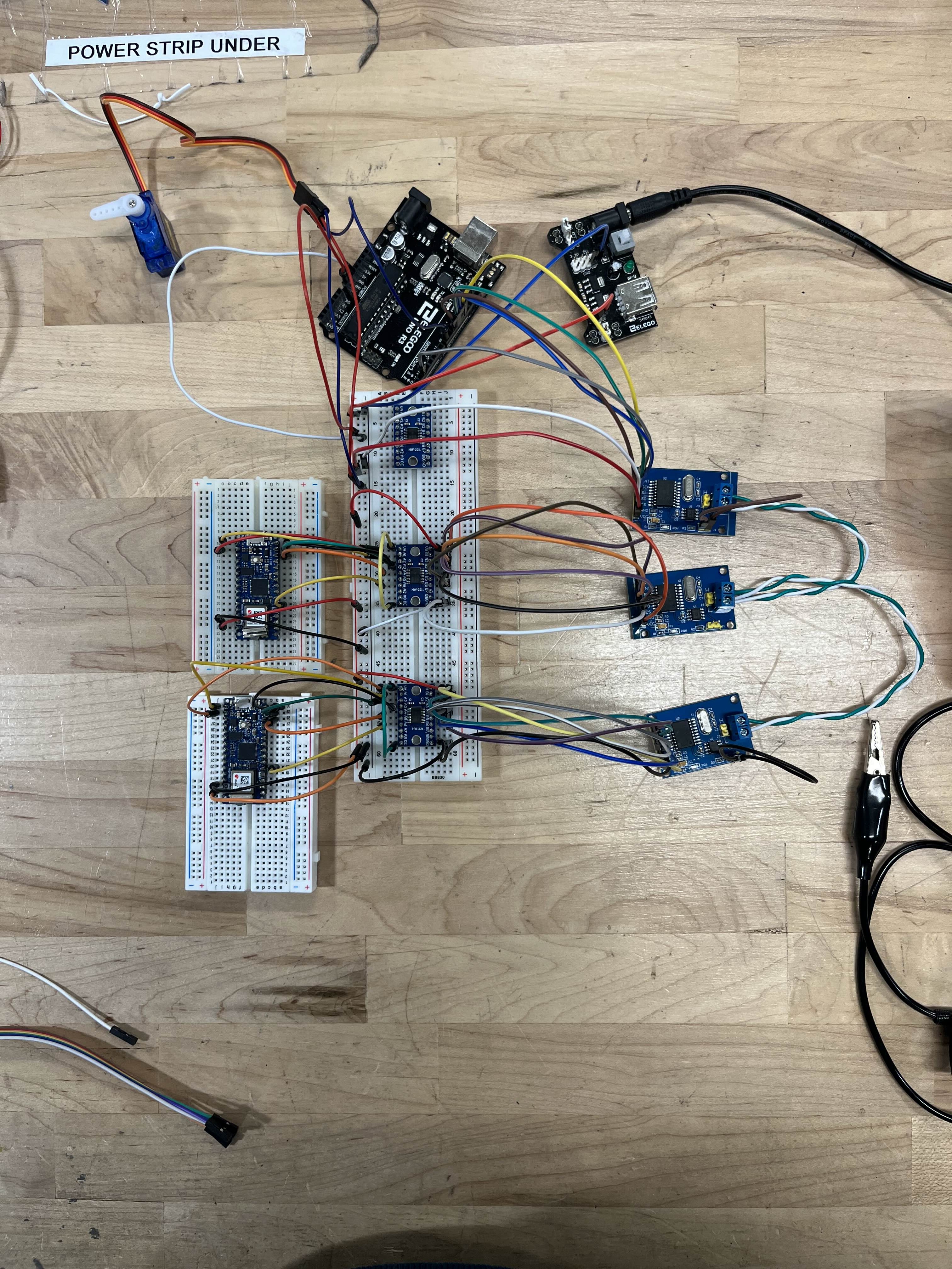 Hardware Setup top down view